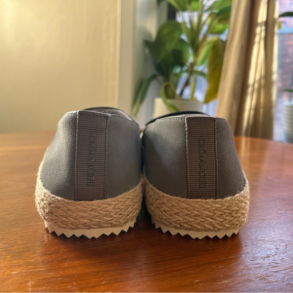 New Never Worn Coach Suede Espadrille Slip On - Picture 7 of 8